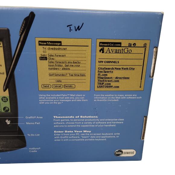 Vintage PALM IIIXE 3XE Handheld Personal Organizer For Parts Or Repair READ - Picture 6 of 15